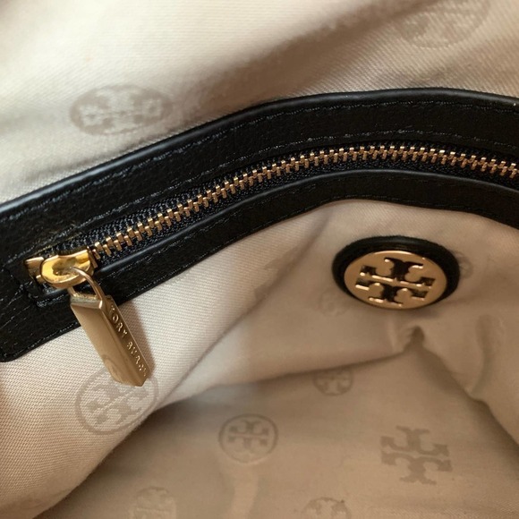 Tory Burch Black Leather Satchel - Picture 11 of 14